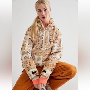 Free People Alpine Glow Ski Pullover Jacket Size Small ❄️